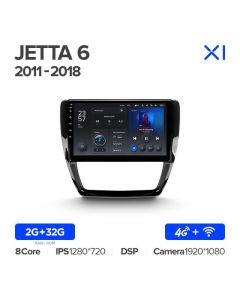 Штатная автомагнитола на Android TEYES X1 для Volkswagen Jetta 6 2011-2018 2/32gb