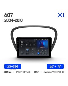 Штатная автомагнитола на Android TEYES X1 для Peugeot 607 2004-2010 2/32gb