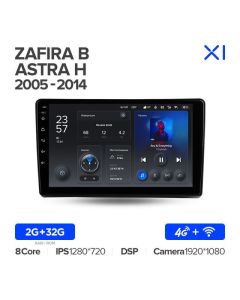 Штатная автомагнитола на Android TEYES X1 для Opel Zafira B 2005-2014, Astra H 2004-2014 2/32gb