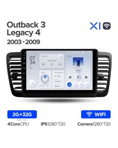 Штатная автомагнитола на Android TEYES X1 для Subaru Outback 3, Legacy 4 2003-2009 2/32gb