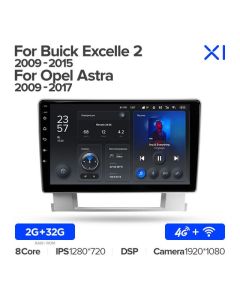 Штатная автомагнитола на Android TEYES X1 для Opel Astra J 2009-2017 2/32gb