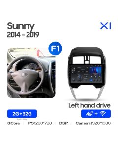Штатная автомагнитола на Android TEYES X1 для Nissan Sunny 2014-2019 (Версия F1) 2/32gb