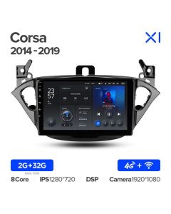 Штатная автомагнитола на Android TEYES X1 для Opel Corsa 2014-2019 2/32gb