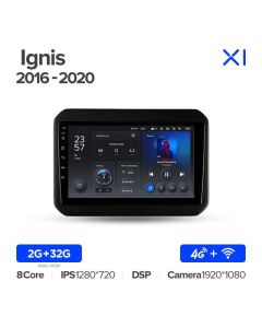 Штатная автомагнитола на Android TEYES X1 для Suzuki Ignis 2016-2020 2/32gb