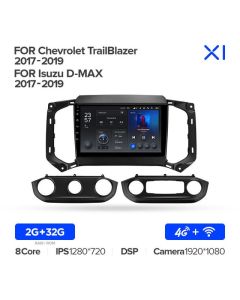 Штатная автомагнитола на Android TEYES X1 для Chevrolet TrailBlazer 2017-2019 2/32gb