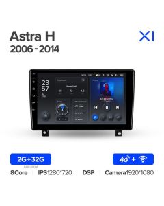 Штатная автомагнитола на Android TEYES X1 для Opel Astra H 2006-2014 2/32gb