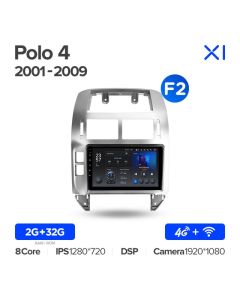 Штатная автомагнитола на Android TEYES X1 для Volkswagen Polo Mk4 4 2001-2009 (Версия F2) 2/32gb