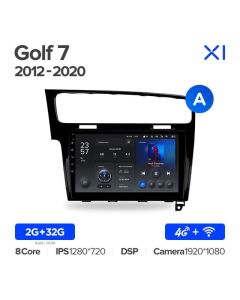 Штатная автомагнитола на Android TEYES X1 для Volkswagen Golf 7 2012-2020 (Версия A) 2/32gb
