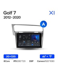 Штатная автомагнитола на Android TEYES X1 для Volkswagen Golf 7 2012-2020 (Версия A) 2/32gb