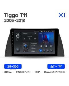 Штатная автомагнитола на Android TEYES X1 для Chery Tiggo T11 2005-2013 2/32gb