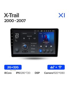 Штатная автомагнитола на Android TEYES X1 для Nissan X-Trail 1 T30 2000-2007 2/32gb
