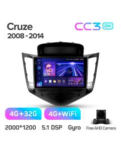 Штатная автомагнитола на Android TEYES CC3 2K для Chevrolet Cruze J300 2008-2014 3/32gb