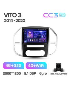 Штатная автомагнитола на Android TEYES CC3 2K для Mercedes-Benz Vito 3 W447 2014-2020 3/32gb