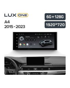 Штатная автомагнитола на Android TEYES LUX ONE для Audi A4 2015-2023 6/128gb