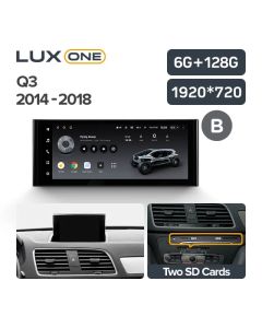 Штатная автомагнитола на Android TEYES LUX ONE для Audi Q3 2014-2018 (Версия B) 6/128gb