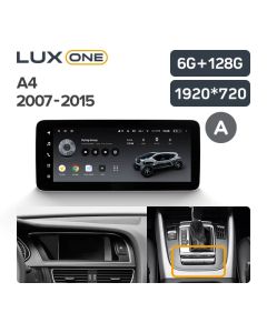 Штатная автомагнитола на Android TEYES LUX ONE для Audi A4 2007-2015 (Версия A) 6/128gb