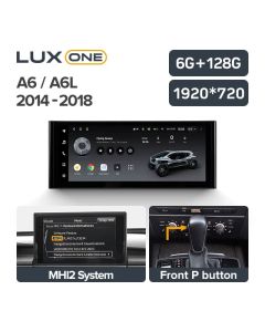 Штатная автомагнитола на Android TEYES LUX ONE для Audi A6 / A6L 2014-2018 6/128gb