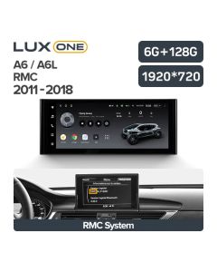 Штатная автомагнитола на Android TEYES LUX ONE для Audi A6 / A6L RMC 2011-2018 6/128gb