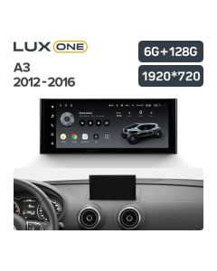 Штатная автомагнитола на Android TEYES LUX ONE для Audi A3 2012-2016 6/128gb