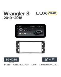 Штатная автомагнитола на Android TEYES LUX ONE для Jeep Wrangler 3 JK 2010-2018 6/128gb