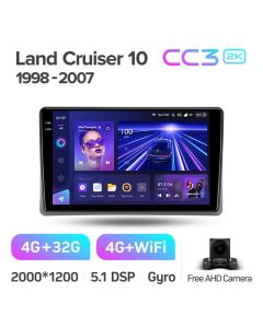 Штатная автомагнитола на Android TEYES CC3 2K для Toyota Land Cruiser 10 J100 100 1998-2007 3/32gb
