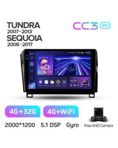 Штатная автомагнитола на Android TEYES CC3 2K для Toyota Tundra XK50 2007-2013, Sequoia XK60 2008-2017 3/32gb