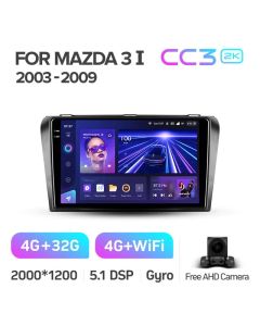 Штатная автомагнитола на Android TEYES CC3 2K для Mazda 3 BK 2003-2009 3/32gb