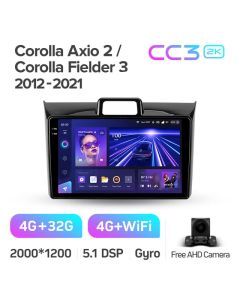 Штатная автомагнитола на Android TEYES CC3 2K для Toyota Corolla Axio 2, Fielder 3 E160 2012-2021 3/32gb