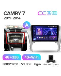 Штатная автомагнитола на Android TEYES CC3 2K для Toyota Camry 7 XV 50 55 2011-2014 (Версия A) 3/32gb