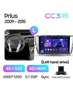 Штатная автомагнитола на Android TEYES CC3 2K для Toyota Prius XW30 2009-2015 (Версия L) 3/32gb