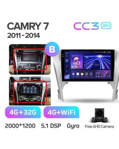 Штатная автомагнитола на Android TEYES CC3 2K для Toyota Camry 7 XV 50 55 2011-2014 (Версия B) 3/32gb