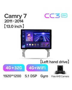 Штатная автомагнитола на Android TEYES CC3 2K для Toyota Camry 7 XV 50 55 2011-2014 3/32gb