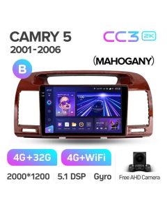 Штатная автомагнитола на Android TEYES CC3 2K для Toyota Camry 5 XV 30 2001-2006 (Версия B) 3/32gb