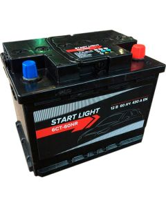Аккумулятор START LIGHT 60 R (60 А/Ч, 430 А)