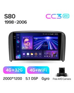 Штатная автомагнитола на Android TEYES CC3 2K для Volvo S80 1998-2006 3/32gb