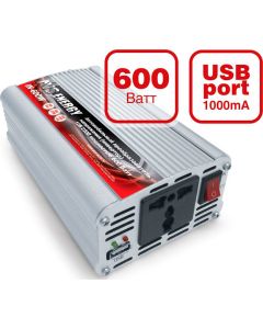 Автомобильный инвертор напряжения AVS IN-600W-24