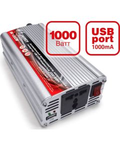 Автомобильный инвертор напряжения AVS IN-1000W-24