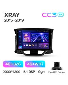 Штатная автомагнитола на Android TEYES CC3 2K для Lada Xray 2015-2019 3/32gb