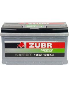Аккумулятор ZUBR PREMIUM 105 R (105 А/Ч, 1000 А)