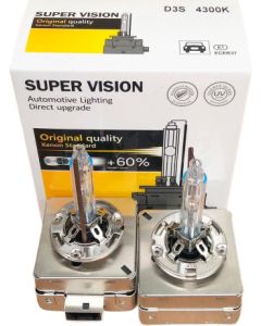 Ксеноновая лампа SUPER VISION D3S 5000K AC +60%