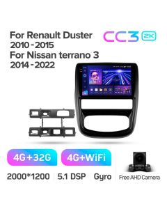 Штатная автомагнитола на Android TEYES CC3 2K для Renault Duster 2010-2015 3/32gb