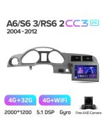 Штатная автомагнитола на Android TEYES CC3 2K для Audi A6 C6 2004-2011, S6 3 2006-2011, RS6 2 2007-2012 3/32gb