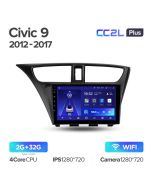 Штатная автомагнитола на Android TEYES CC2L Plus для Honda Civic 9 FK FB 2012-2017 2/32gb