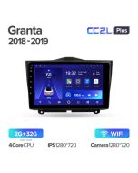 Штатная автомагнитола на Android TEYES CC2L Plus для Lada Granta Cross 2018-2019 2/32gb
