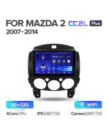 Штатная автомагнитола на Android TEYES CC2L Plus для Mazda 2 DE 2007-2014 2/32gb