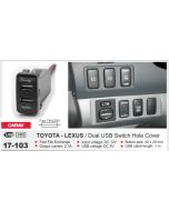 Штатный разъём CARAV 17-103 для Toyota, Lexus