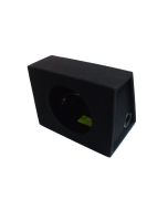 Корпус Автоблюз для сабвуфера 10" - 26 литров («полутрапеция» c фазоинвертером)