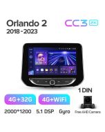 Штатная автомагнитола на Android TEYES CC3 2K для Chevrolet Orlando 2 2018-2023 3/32gb
