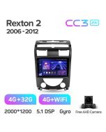 Штатная автомагнитола на Android TEYES CC3 2K для SsangYong Rexton Y250 2 2006-2012 3/32gb