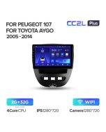 Штатная автомагнитола на Android TEYES CC2L Plus для Peugeot 107 2005-2014 2/32gb